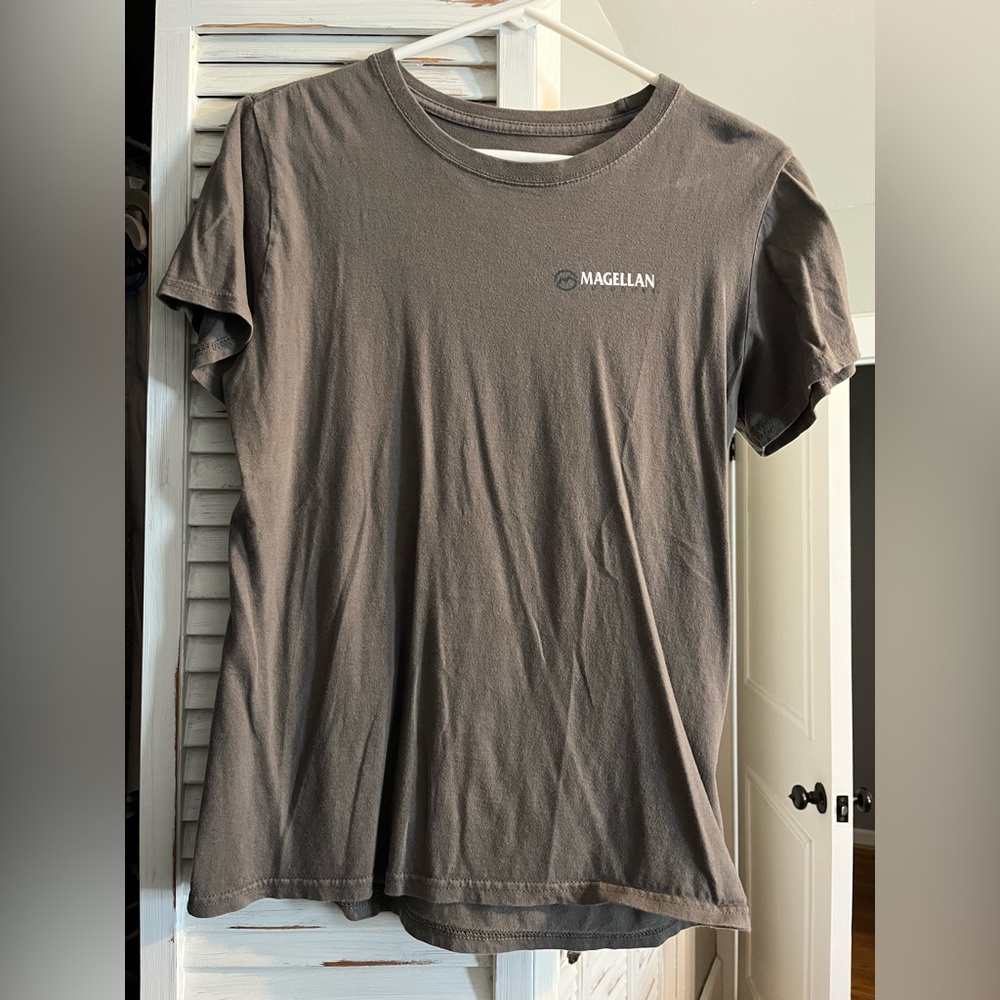 Magellan Outdoors Grey Short Sleeve Logo Tee